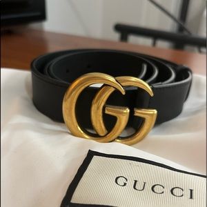 Authentic Gucci Belt with Dust Bag